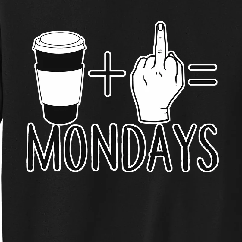 Coffee Plus Middle Finger Equals Monday Sweatshirt