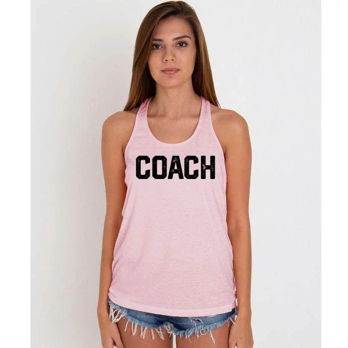 Coach Outfit Gift Tor Instructor Tutor Gift Women's Knotted Racerback Tank