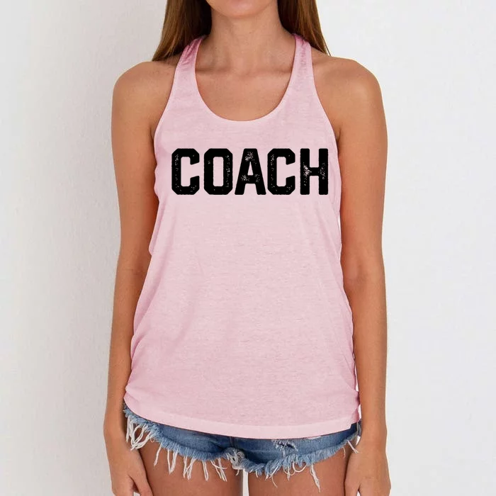 Coach Outfit Gift Tor Instructor Tutor Gift Women's Knotted Racerback Tank