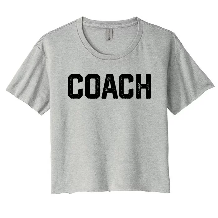 Coach Outfit Gift Tor Instructor Tutor Gift Women's Crop Top Tee