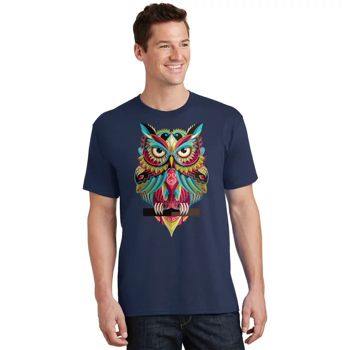 Cool Owl Graphic Tees Cute Graphic Design Illustration Owl T-Shirt