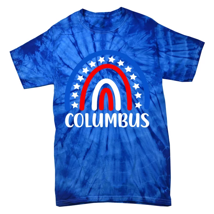 Columbus Ohio Gift I Love Columbus Ohio Usa Gift Tie-Dye T-Shirt