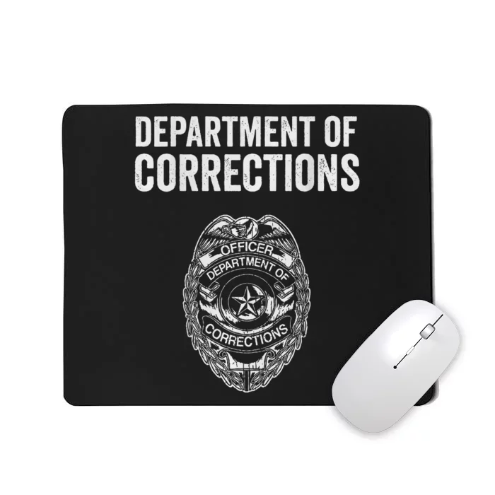 Correctional Officer Gifts Department Of Corrections Mousepad