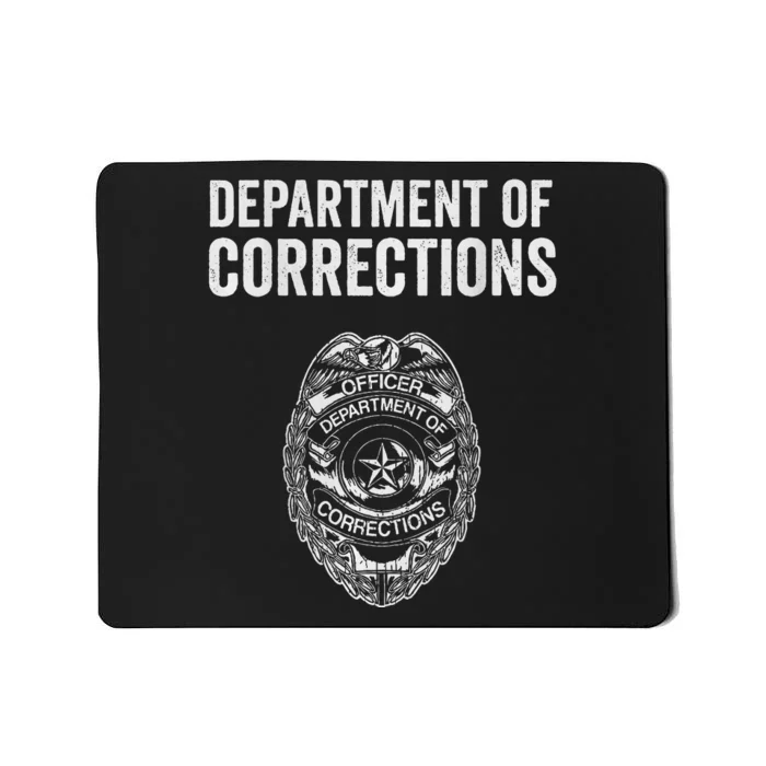 Correctional Officer Gifts Department Of Corrections Mousepad