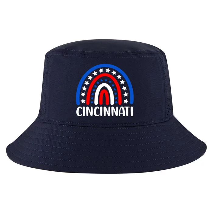 Cincinnati Ohio Gift I Love Cincinnati Usa Gift Cool Comfort Performance Bucket Hat