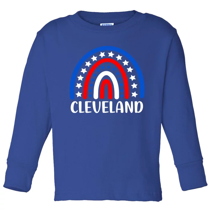 Cleveland Ohio Gift I Love Cleveland Ohio Usa Great Gift Toddler Long Sleeve Shirt