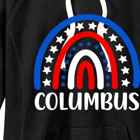 Columbus Ohio Gift I Love Columbus Ohio Usa Gift Women's Fleece Hoodie