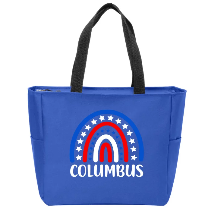 Columbus Ohio Gift I Love Columbus Ohio Usa Gift Zip Tote Bag