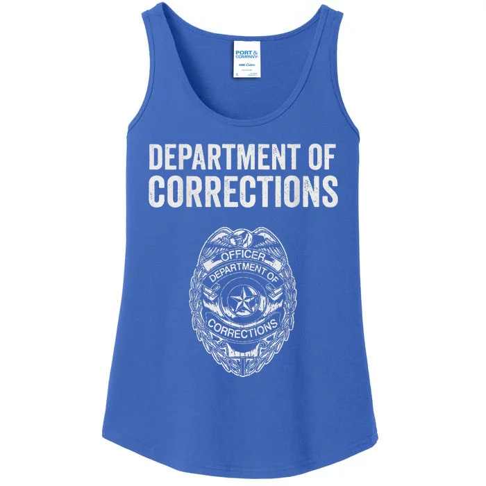 Correctional Officer Gifts Department Of Corrections Ladies Essential Tank