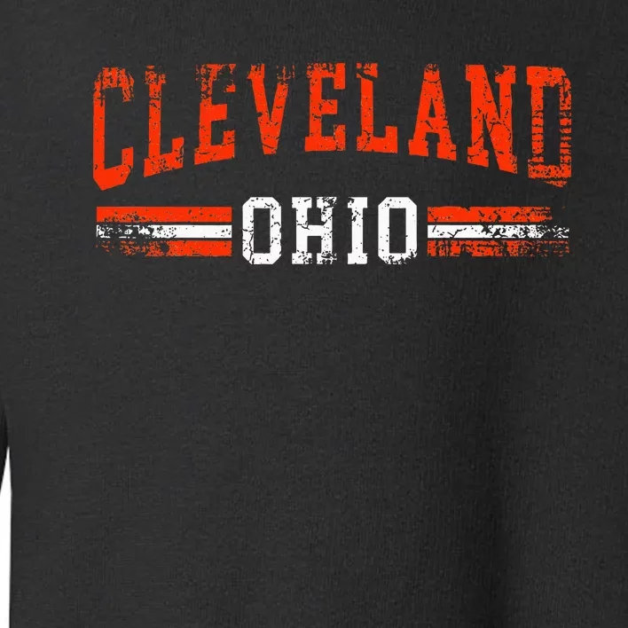 Cleveland Ohio Gift Toddler Sweatshirt