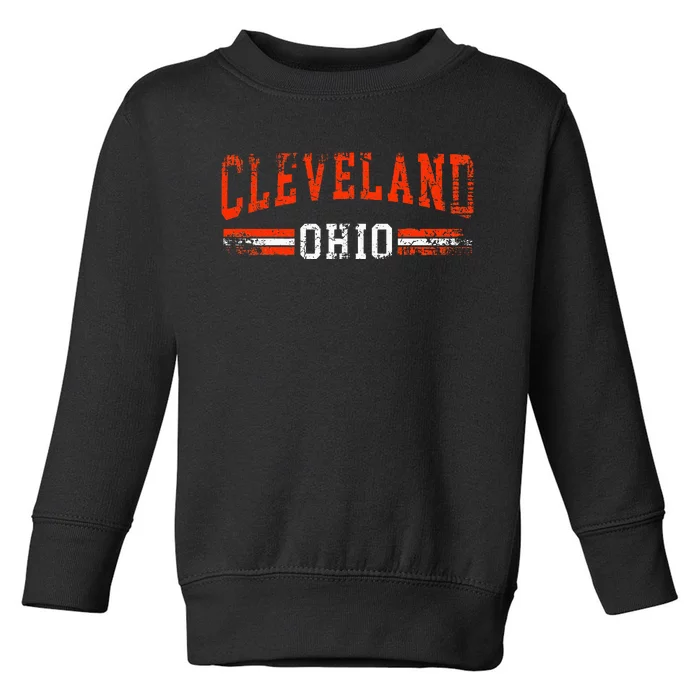 Cleveland Ohio Gift Toddler Sweatshirt