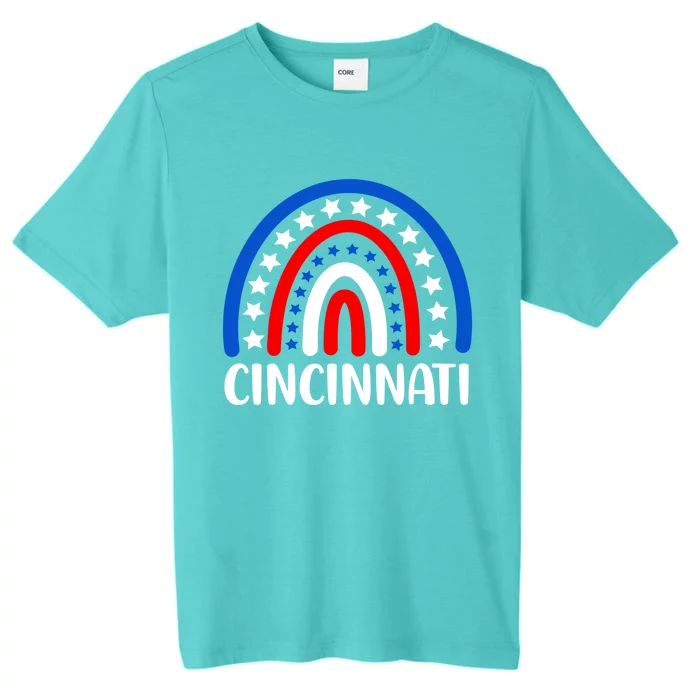 Cincinnati Ohio Gift I Love Cincinnati Usa Cute Gift ChromaSoft Performance T-Shirt