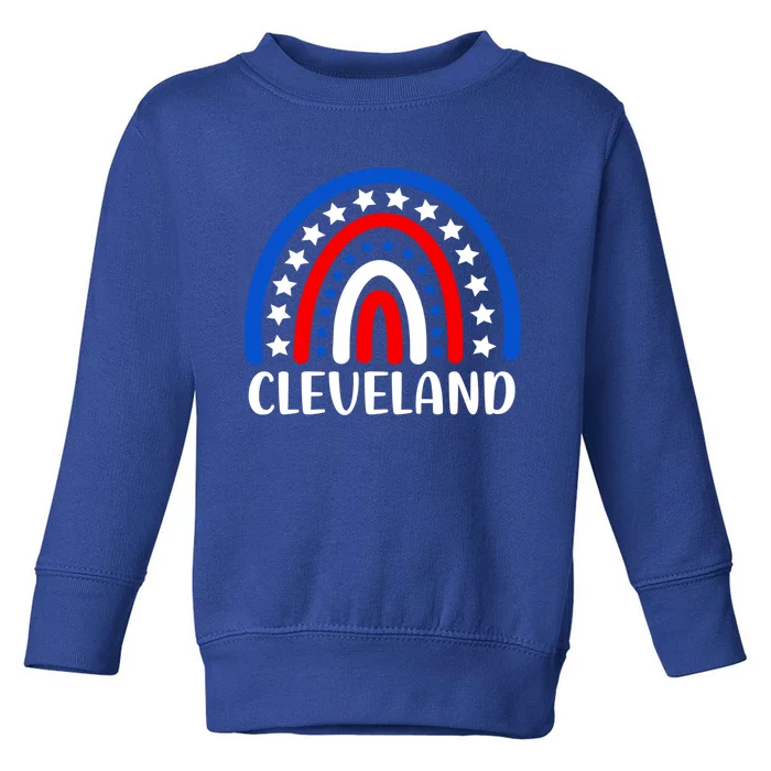 Cleveland Ohio Gift I Love Cleveland Ohio Usa Cute Gift Toddler Sweatshirt