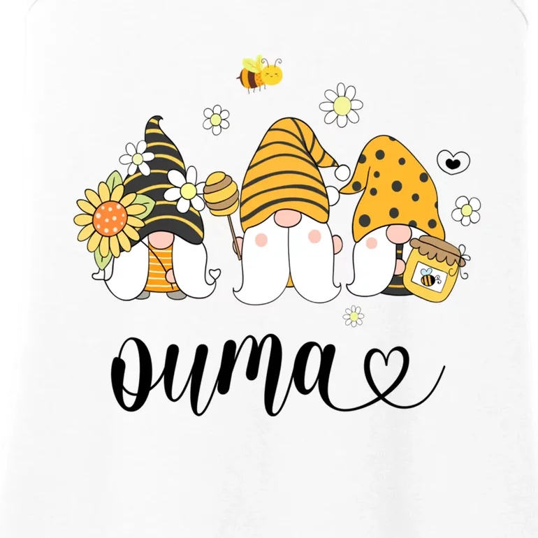 Cute Ouma Gnomes With Bees And Sunflower Country Style Cute Gift Ladies Essential Tank