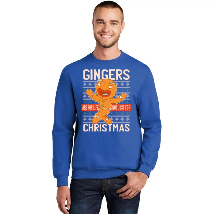 Christmas Outfit Gingerbread Christmas Xmas Cool Gift Tall Sweatshirt