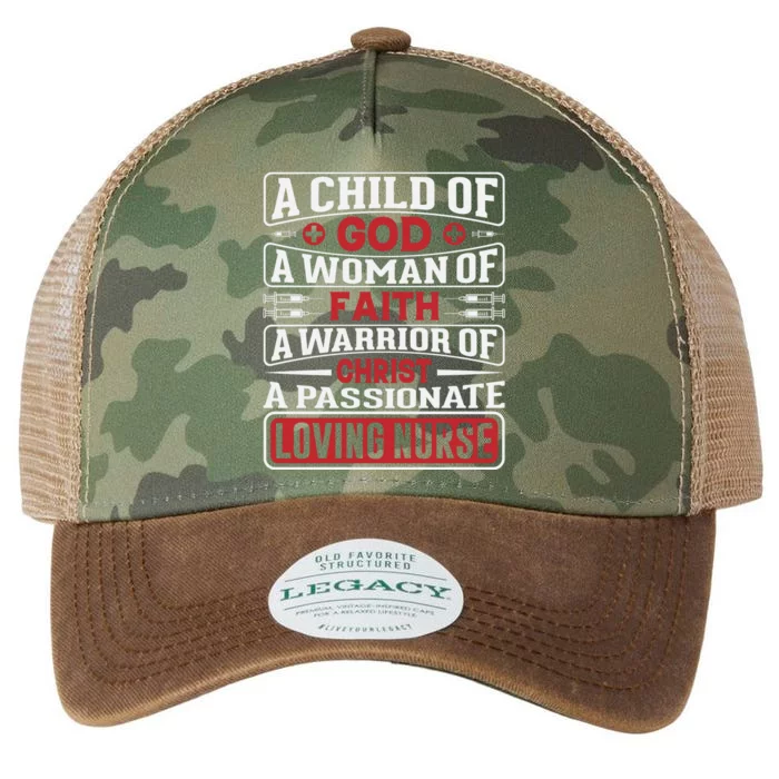 Child Of God Faithful Nurse Apparel Legacy Tie Dye Trucker Hat