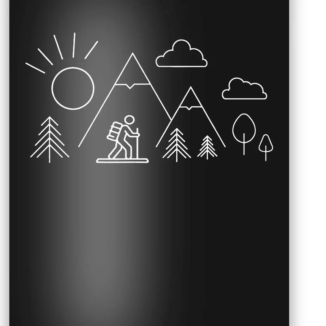 Camping Outdoor Hiking Apparel Outdoor Poster