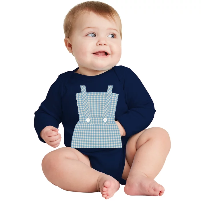 Cute OZ Halloween Dorothy Wizard Of OZ Dorothy Dress Costume Baby Long Sleeve Bodysuit