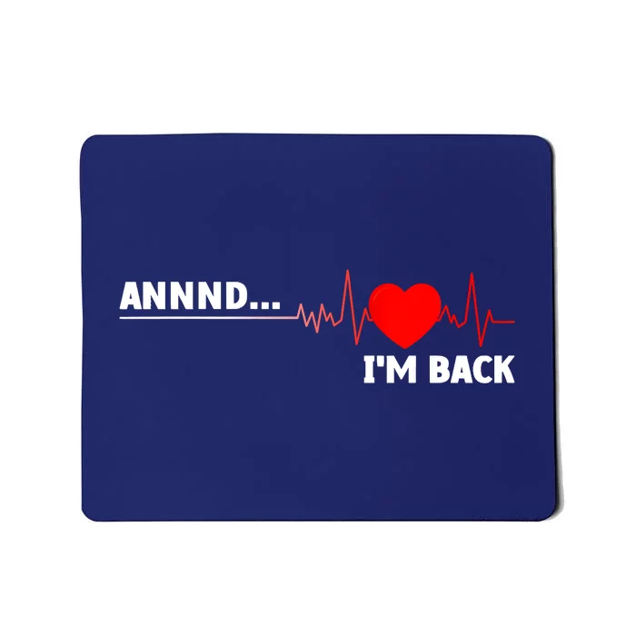 Cool Open Heart Surgery Heart Attack Survivor Mousepad