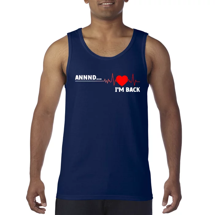 Cool Open Heart Surgery Heart Attack Survivor Tank Top