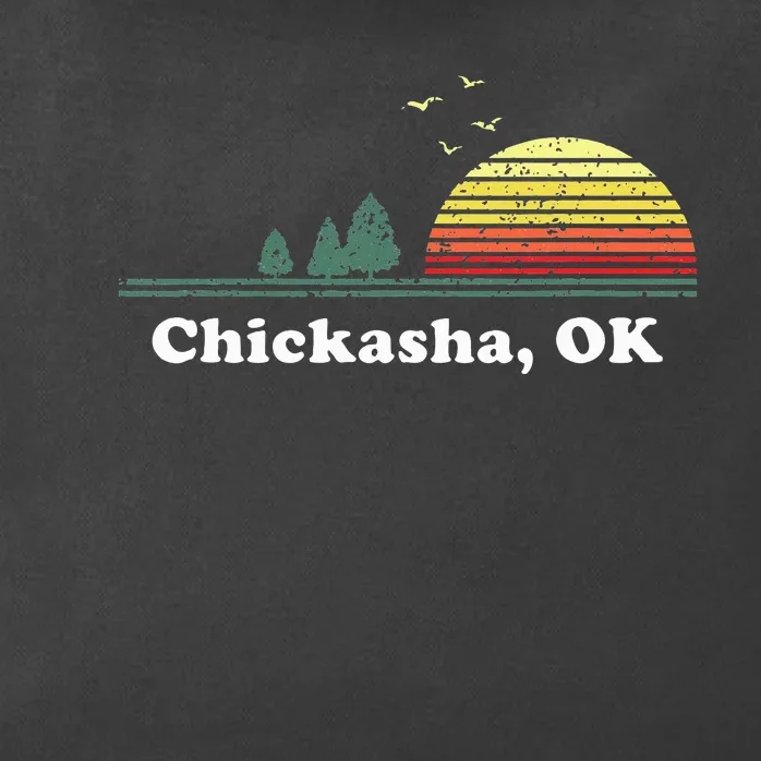 Chickasha Oklahoma Home Souvenir Print Zip Tote Bag