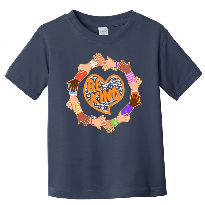 Circle Of Hands Be Kind Toddler T-Shirt