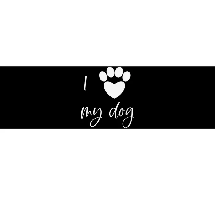 Copy Of I Paw Heart My Dog Bumper Sticker