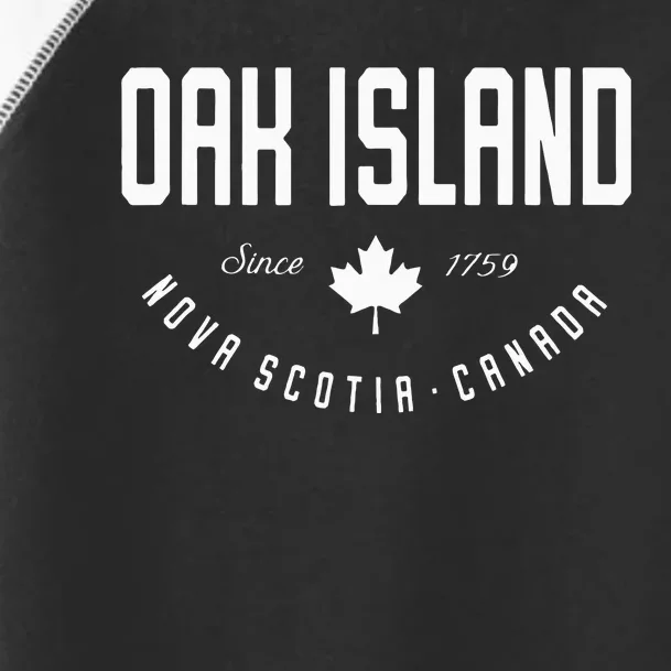 Ca Oak Island N.O.V.A Scotia Canadian Maple Leaf Toddler Fine Jersey T-Shirt