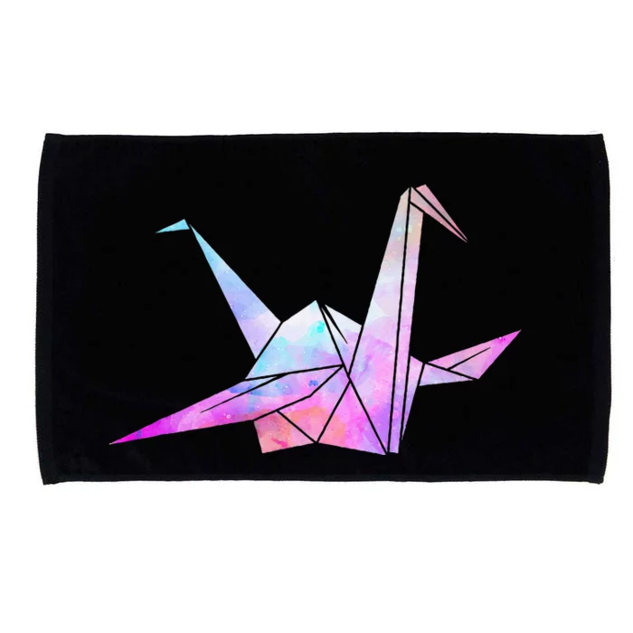 Colorful Origami Japanese Culture Art Paper Folding Cranes Microfiber Hand Towel