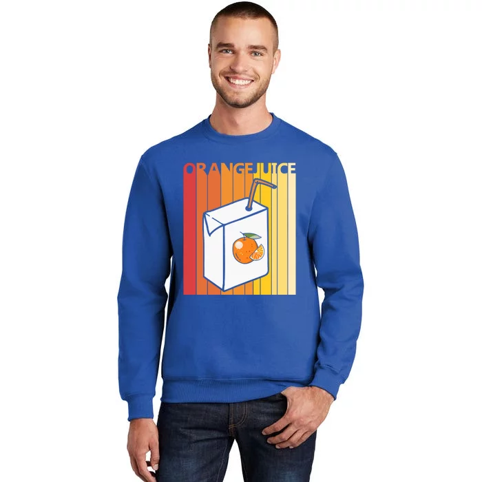 Cute Orange Juice Gift Tall Sweatshirt