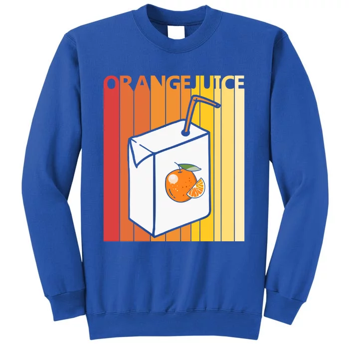 Cute Orange Juice Gift Tall Sweatshirt