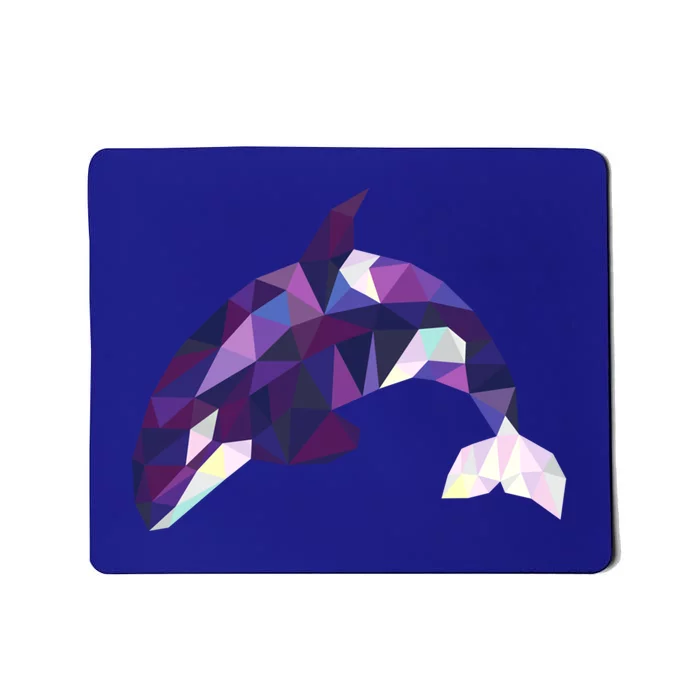 Cool Orca Killer Whale Geometric Art Wildlife Animal Lovers Meaningful Gift Mousepad