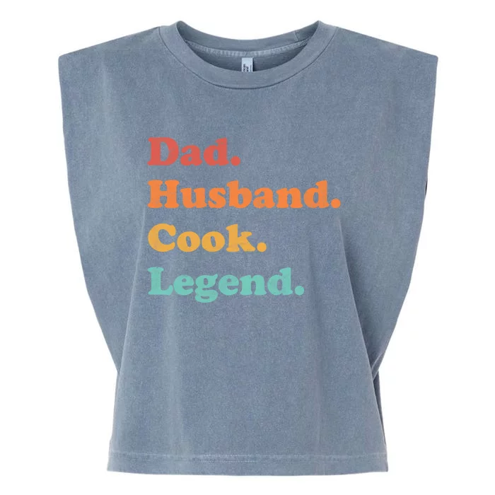 Cook Or Line Cook For Dad Or Husband For Fathers Day Cute Gift Garment-Dyed Women's Muscle Tee