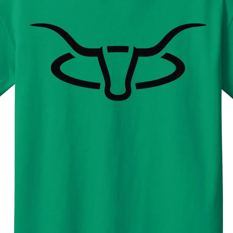 Ccr Original Longhorn Rodeo Black Logo Kids T-Shirt