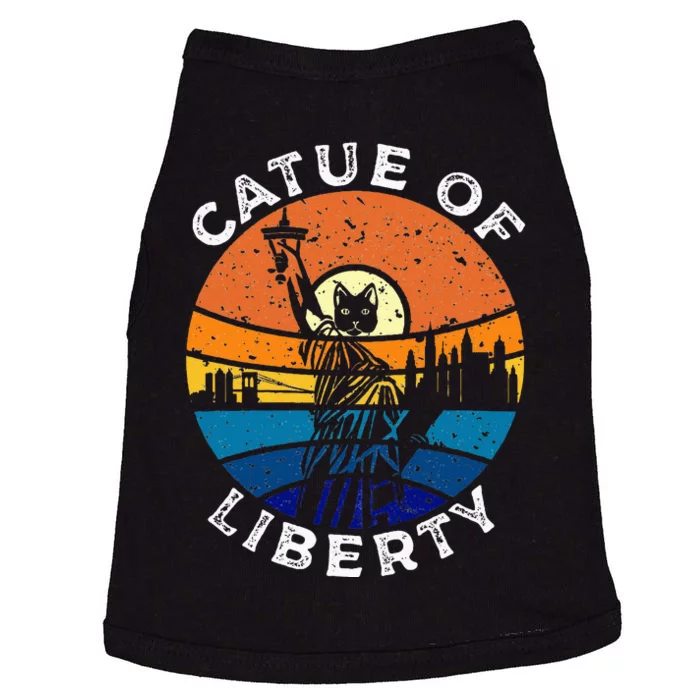 Catue Of Liberty Cat Statue Of Liberty New York City Doggie Tank