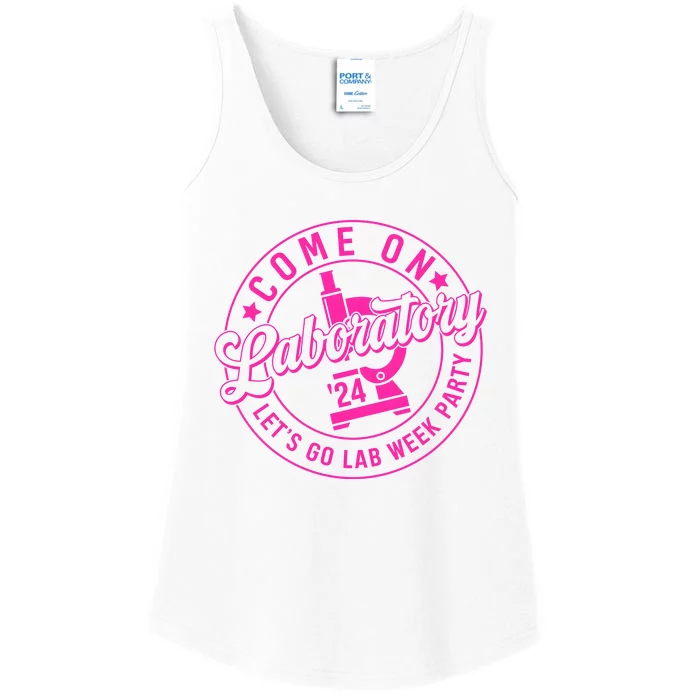 Come On Laboratory 2024 LetS Go Lab Week Party Ladies Essential Tank