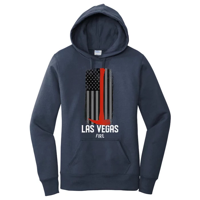 City of Las Vegas Fire Rescue Nevada Firefighter Women's Pullover Hoodie