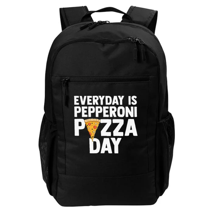 Circle of Life Funny Pizza Lover Gift Pepperoni Lovers Daily Commute Backpack