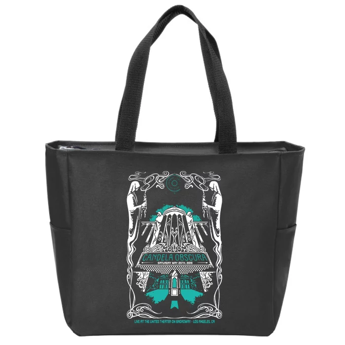 Candela Obscura Live Show Zip Tote Bag