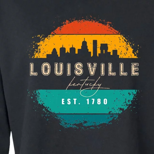 City Of Louisville Kentucky Cropped Pullover Crew