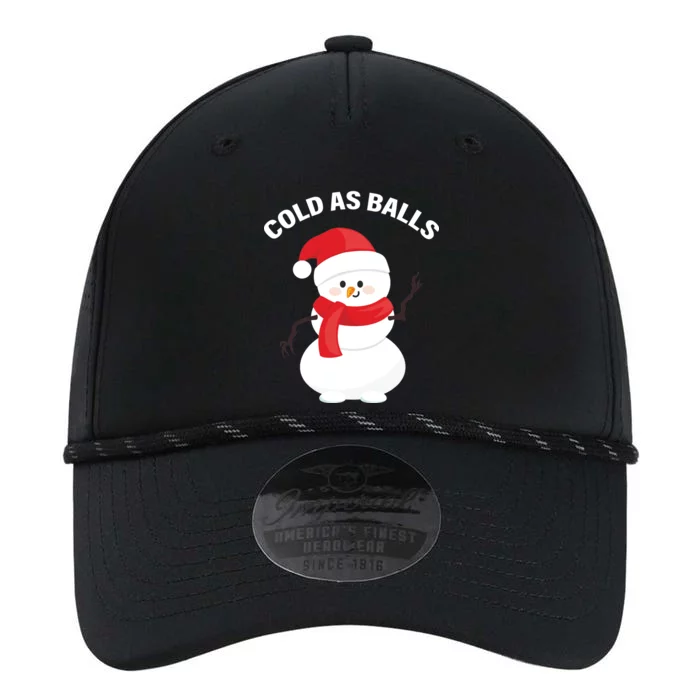 Cold As Balls Winter Snowman Performance The Dyno Cap