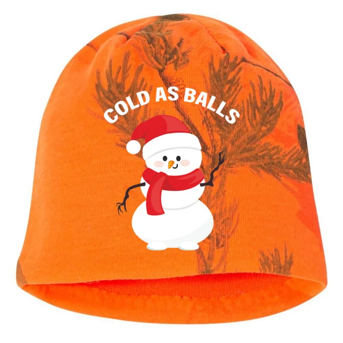 Cold As Balls Winter Snowman Kati - Camo Knit Beanie