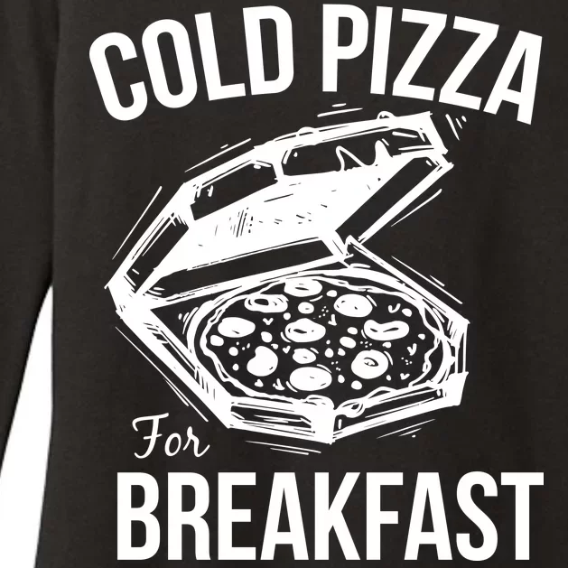 Cold Pizza For Breakfast Womens CVC Long Sleeve Shirt