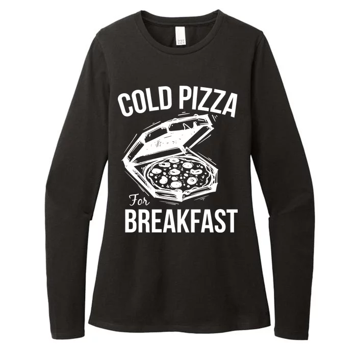 Cold Pizza For Breakfast Womens CVC Long Sleeve Shirt