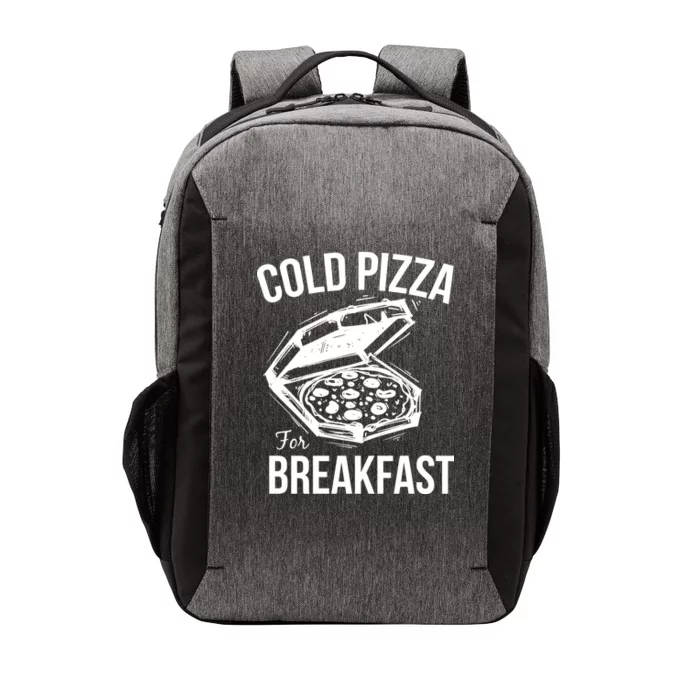 Cold Pizza For Breakfast Vector Backpack