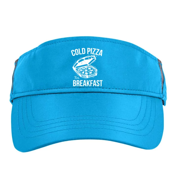 Cold Pizza For Breakfast Adult Drive Performance Visor