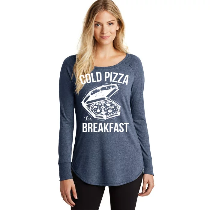 Cold Pizza For Breakfast Women's Perfect Tri Tunic Long Sleeve Shirt