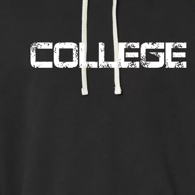 COLLEGE Animal House Frat Party Garment-Dyed Fleece Hoodie