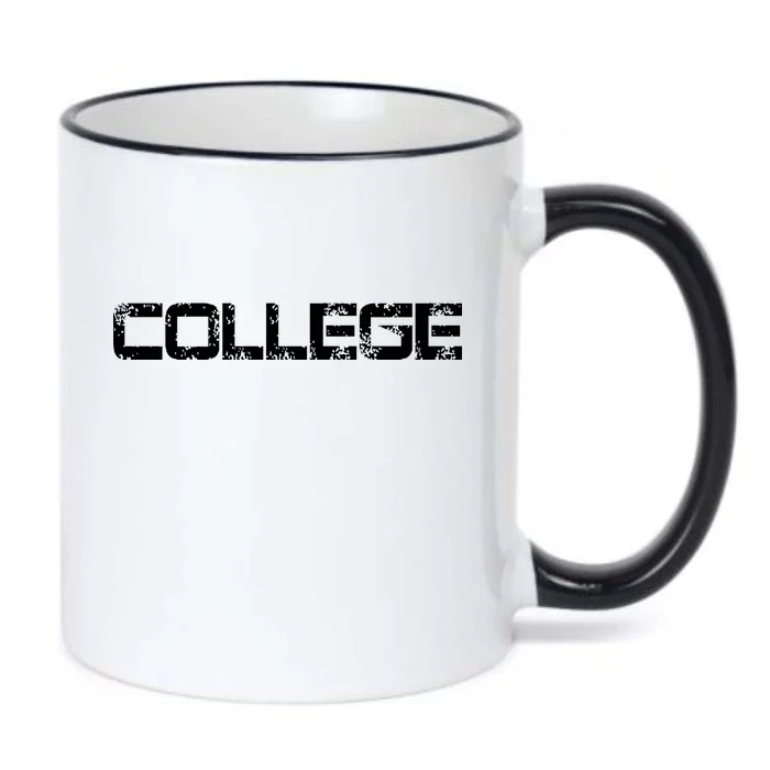 COLLEGE Animal House Frat Party Black Color Changing Mug