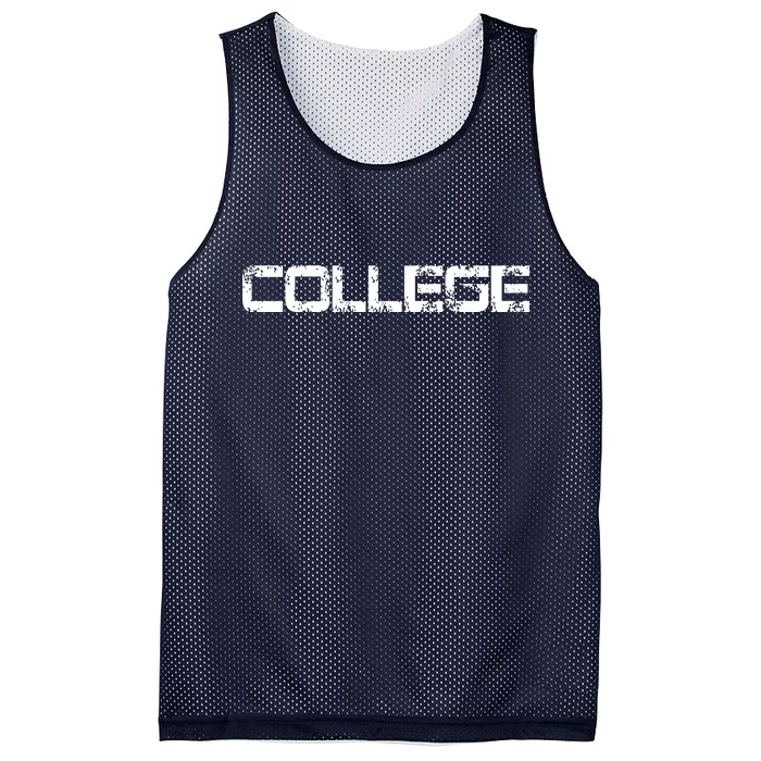 COLLEGE Animal House Frat Party Mesh Reversible Basketball Jersey Tank